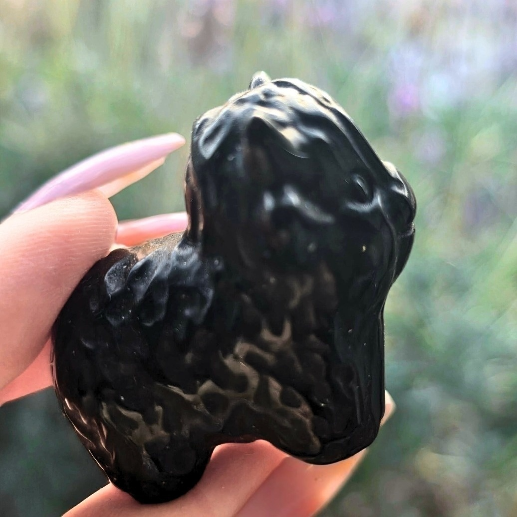 Obsidian Medium Highland Cow - 4.2cm