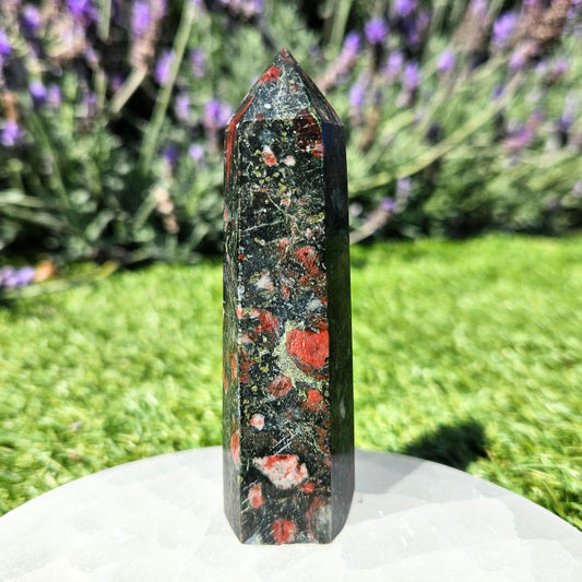 Plum Blossom Jasper Tower