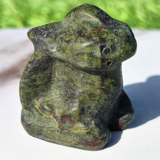 Dragon's Blood Jasper Mini Toothless Carving