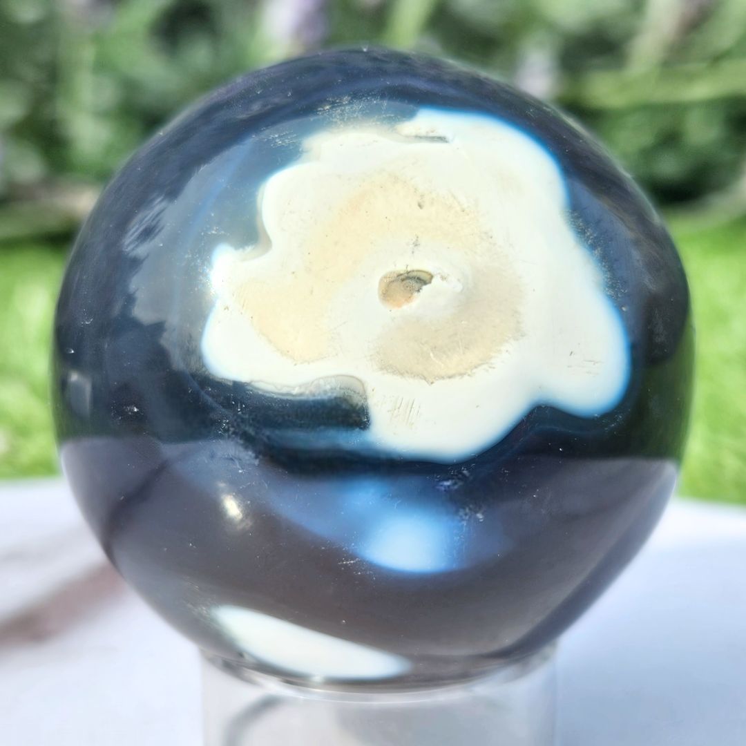 Orca Agate Sphere