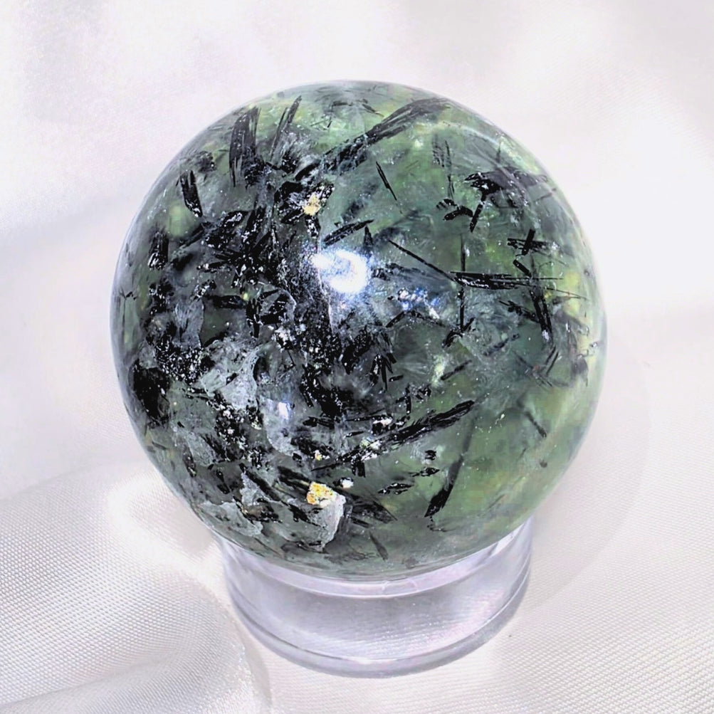 Prehnite & Epidote Crystal Sphere