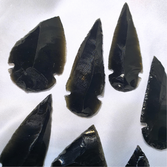 Obsidian Arrowheads
