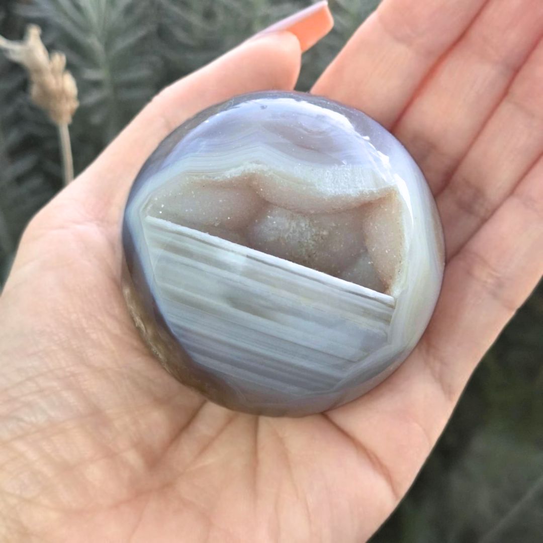High Grade Druzy Agate Sphere - 176g