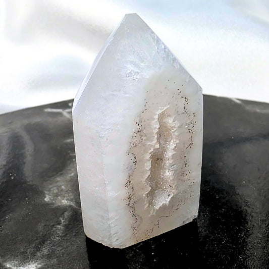 Druzy Agate Crystal Tower