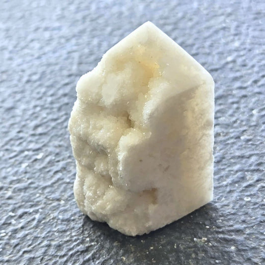 Druzy Semi-Polished Quartz Tower