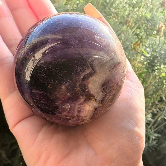 Smoky Amethyst Crystal Sphere