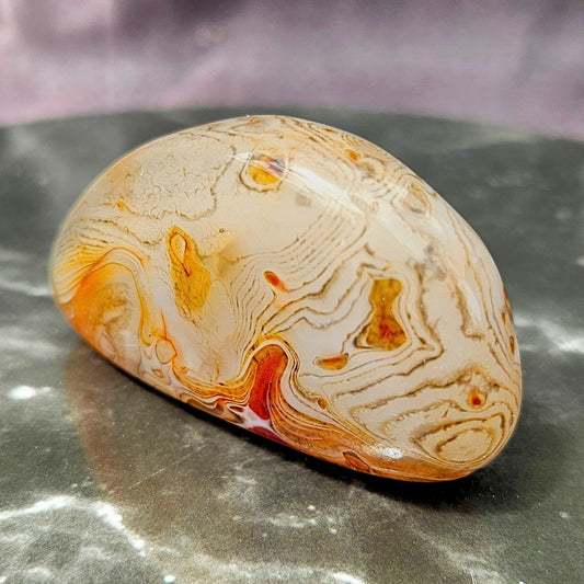 Sardonyx Palm Stone Freeform