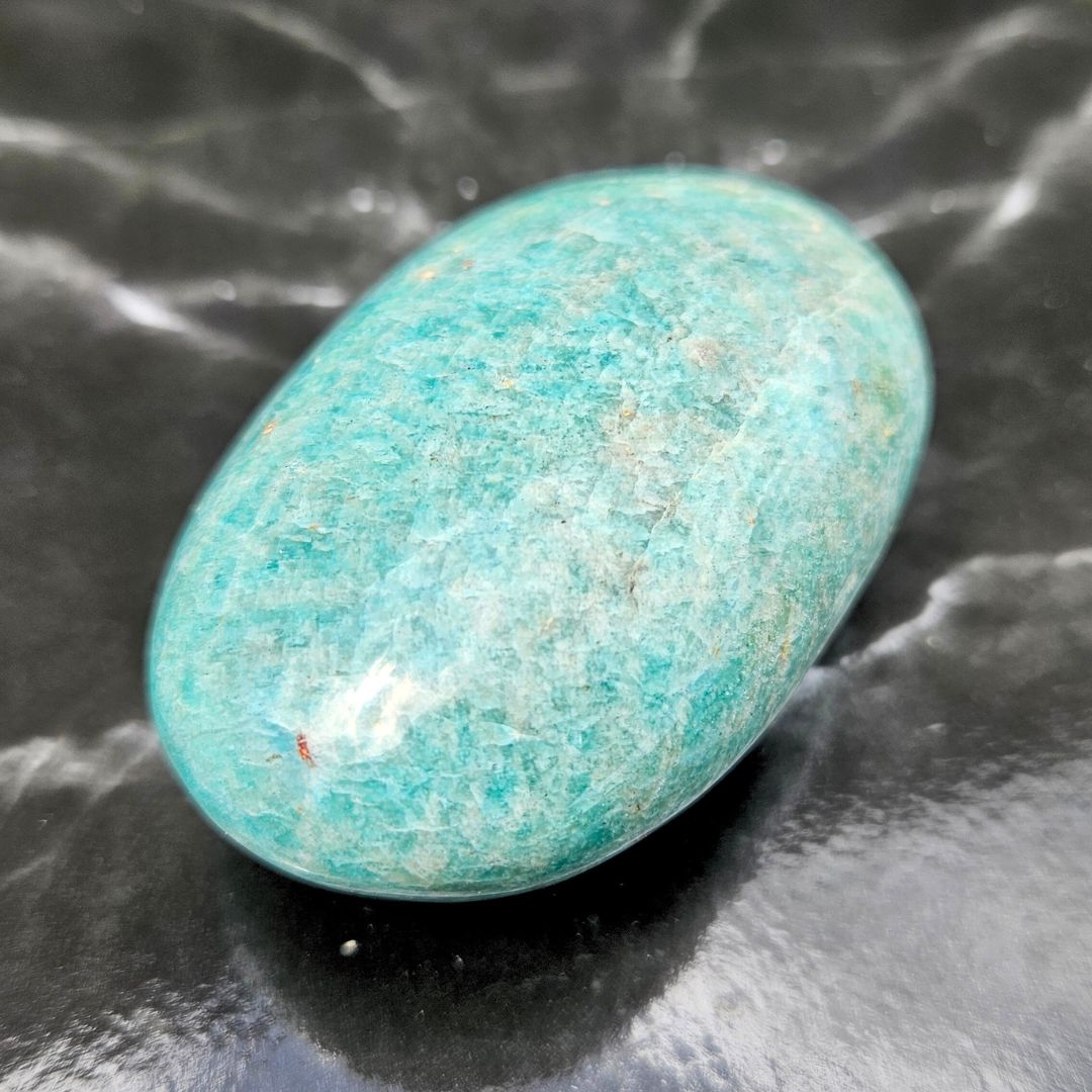 Amazonite Crystal Palm Stone