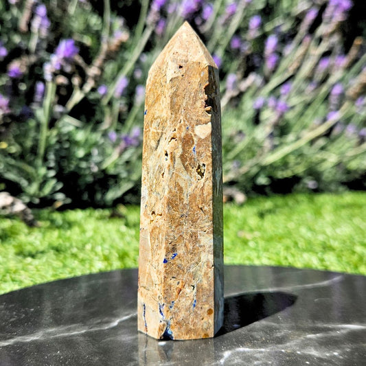 Druzy Azurite Crystal Tower