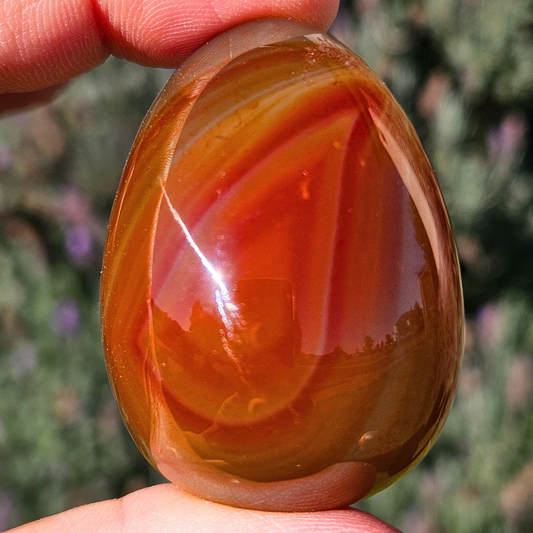 Carnelian Agate Egg