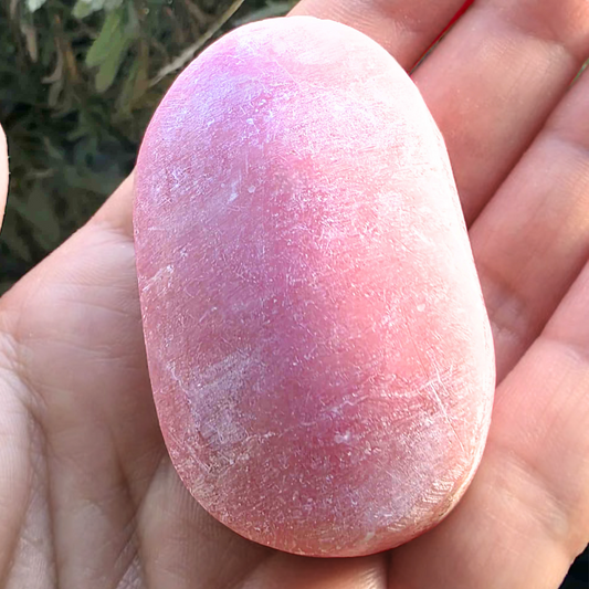 Pink Opal Palm Stone