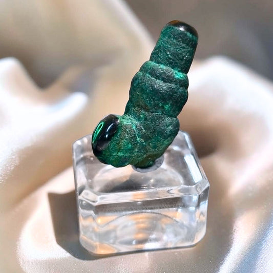 Collector Grade Malachite Stalactite Freeform | DRC