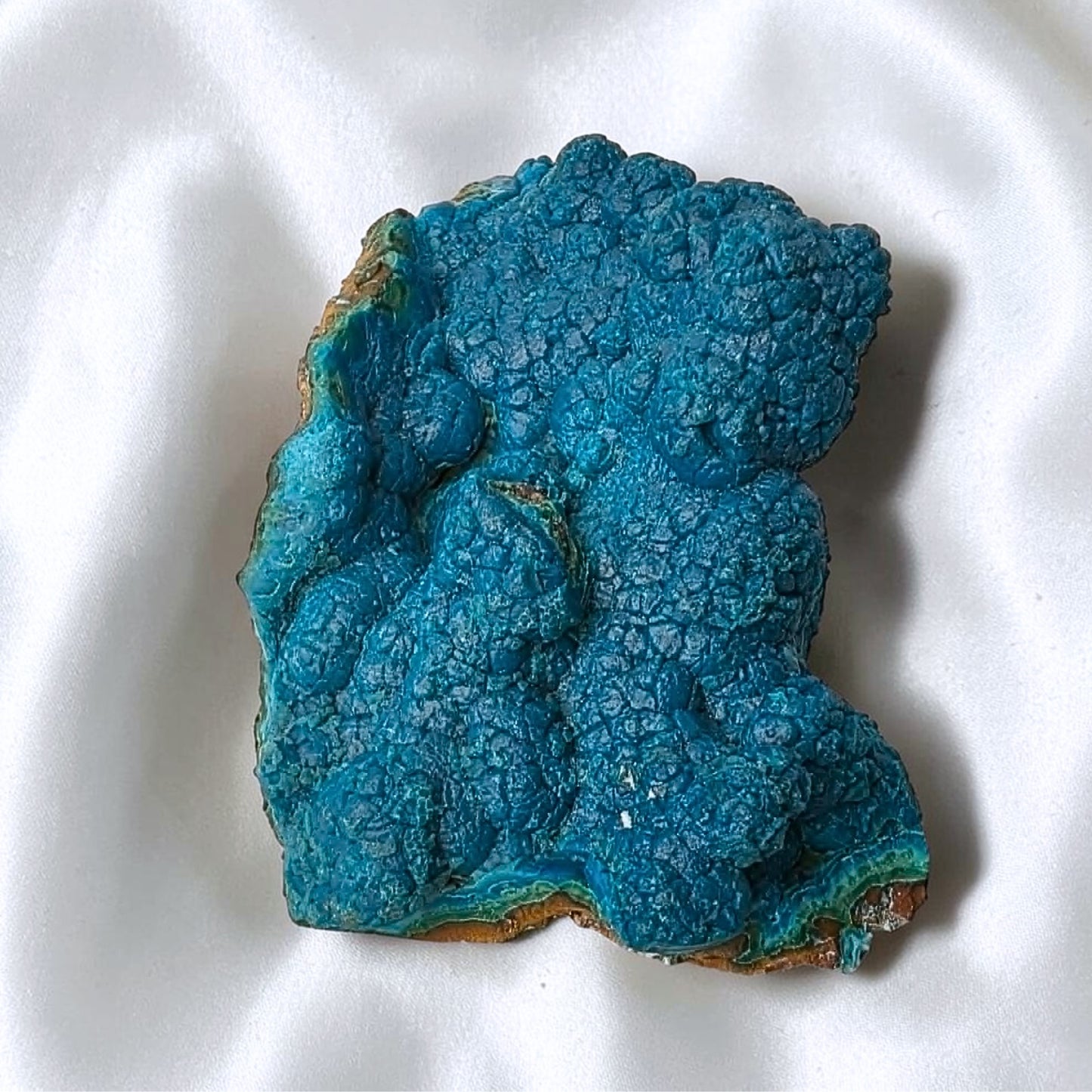 Extra Grade Silica Botryoidal Chrysocolla Cluster - DRC