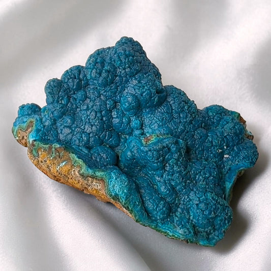Extra Grade Silica Botryoidal Chrysocolla Cluster - DRC
