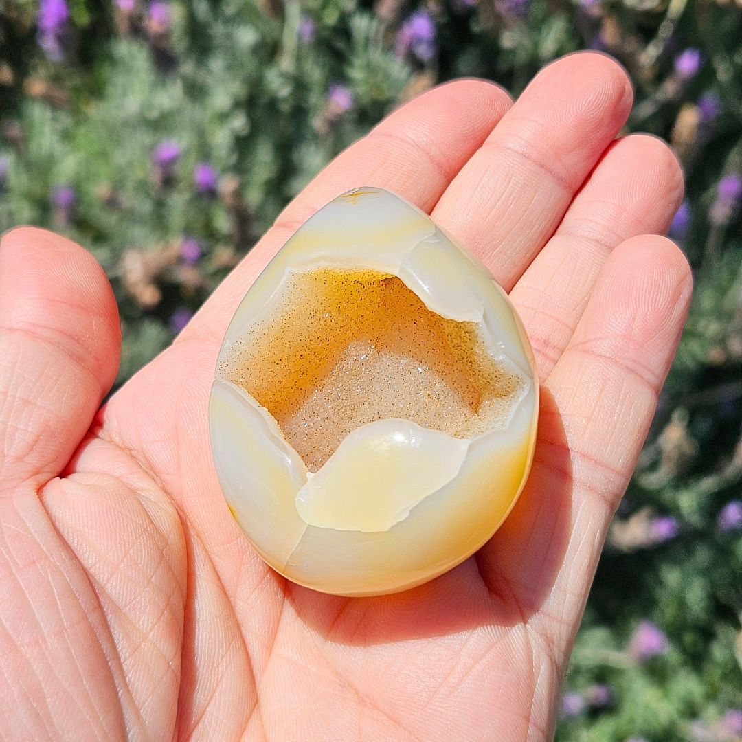 Druzy Agate Egg