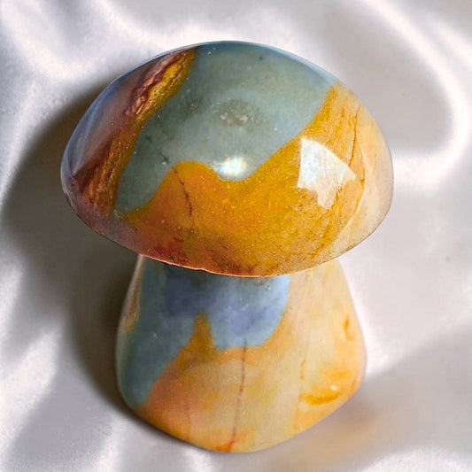 Polychrome Jasper Mushroom Medium Carving