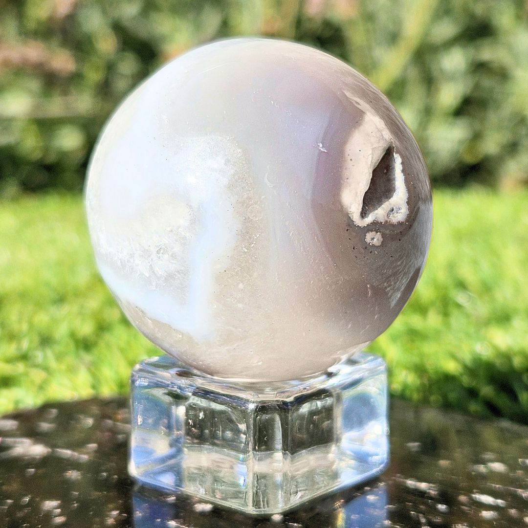 Agate Quartz Sphere
