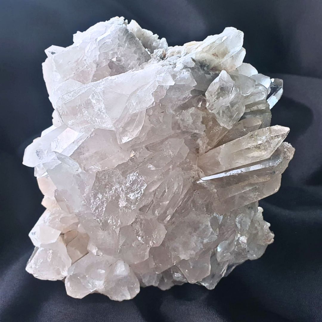 Statement Clear Quartz with Chlorite & Calcite Crystal - 3.85kg