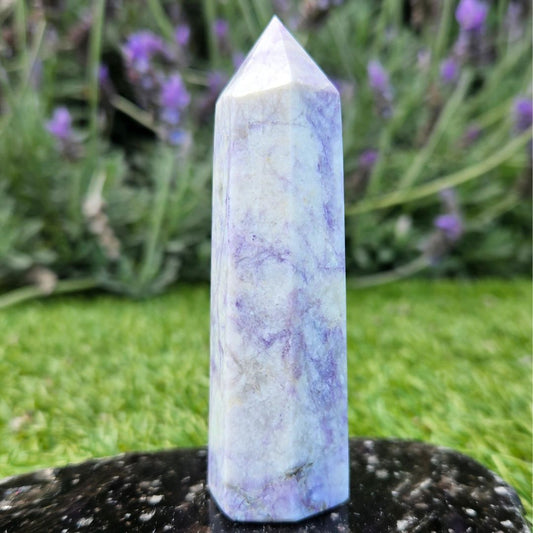 Lepidolite Crystal Tower