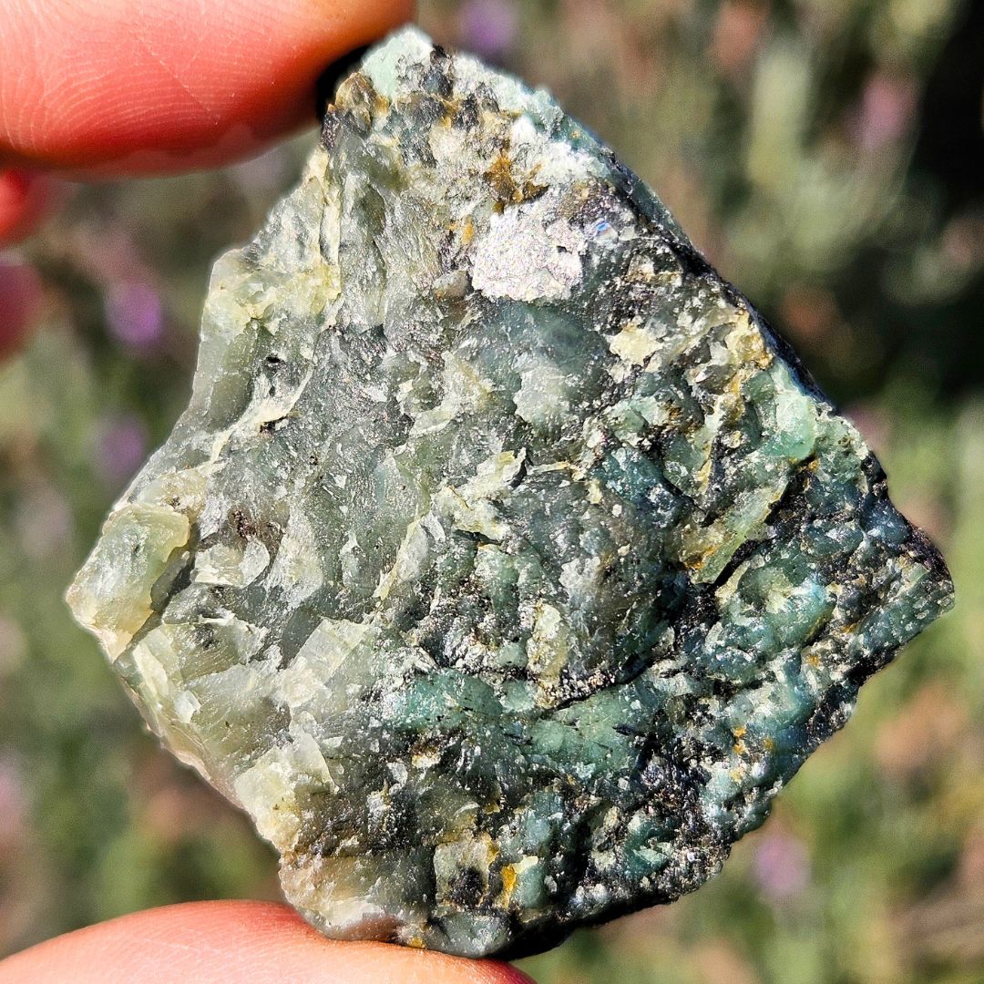 Emerald with Chromite - Brazil