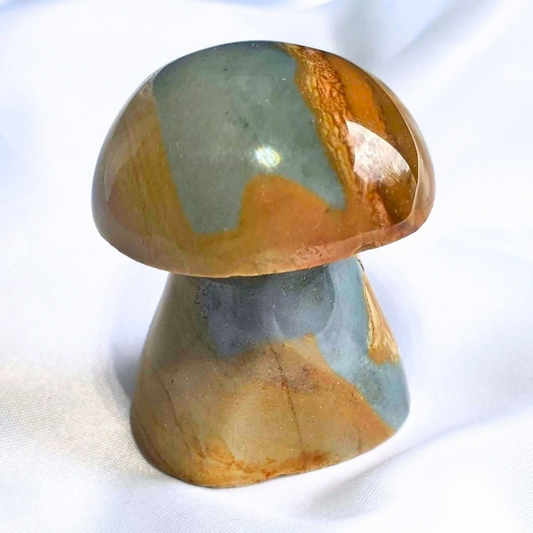 Polychrome Jasper Mushroom Medium Carving