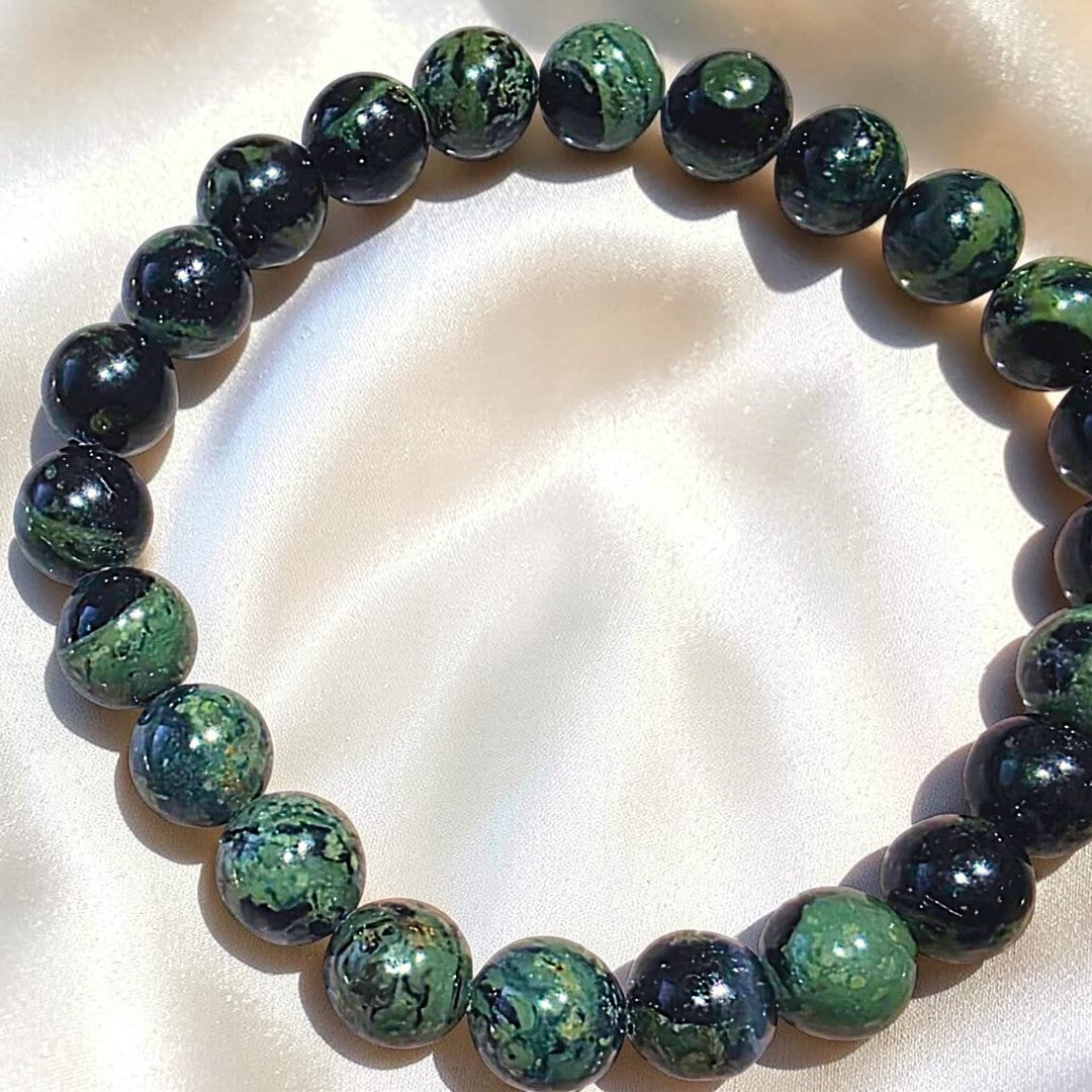 High Grade Kambaba Jasper Bracelet 8mm | Natural Crystal Bracelet