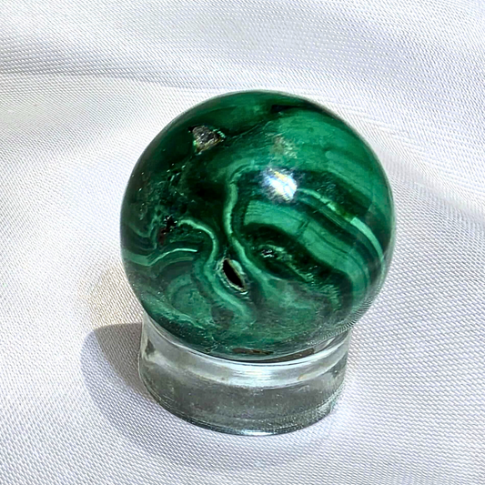 Malachite Crystal Sphere