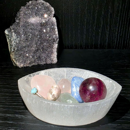 Selenite Crystal Charging Bowl - 223g