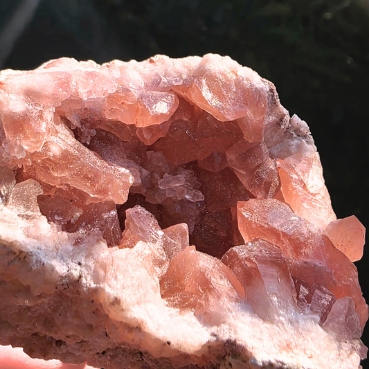 Pink Amethyst Crystal Cluster - Uruguay
