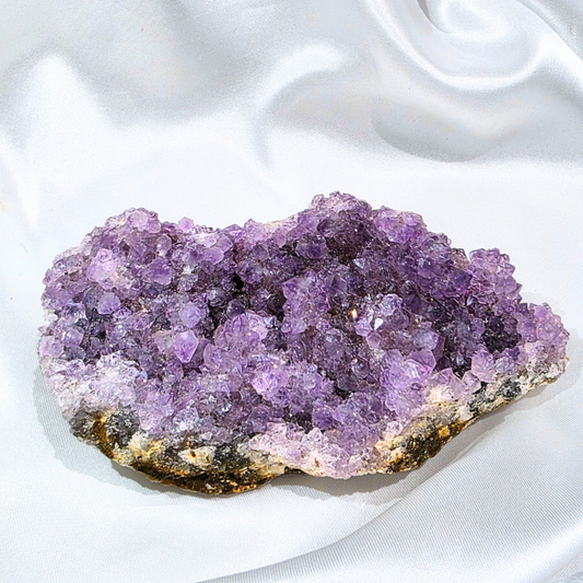 Genuine Flower Amethyst Cluster - 236g