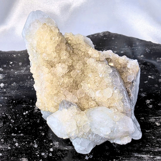 Druzy Witches Finger (Spirit/Cactus Quartz) Cluster - Zambia
