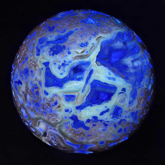 Large High Grade Chocolate Calcite (Brown Aragonite) Sphere - 6.3cm