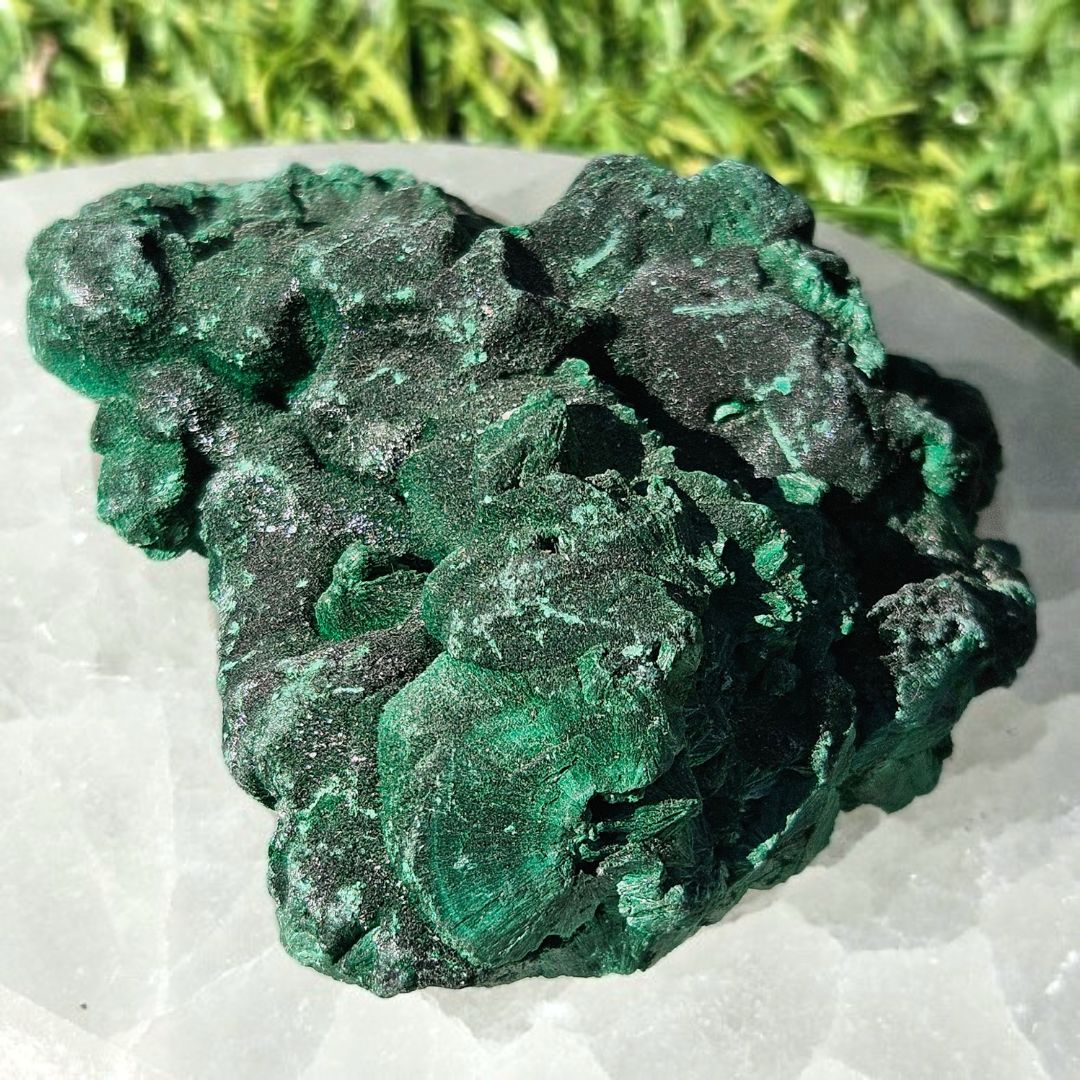 Velvet Malachite Cluster