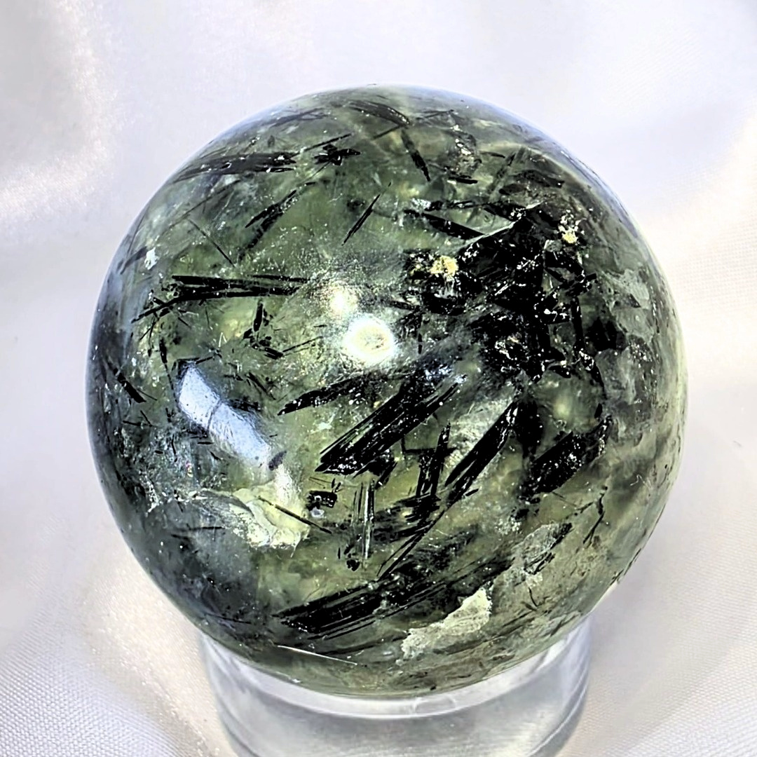 Prehnite & Epidote Crystal Sphere