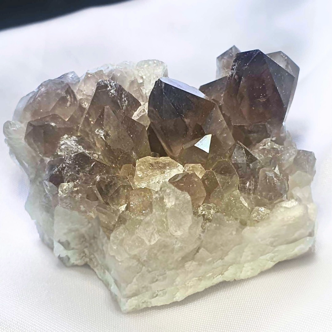 Smoky Quartz Crystal Cluster