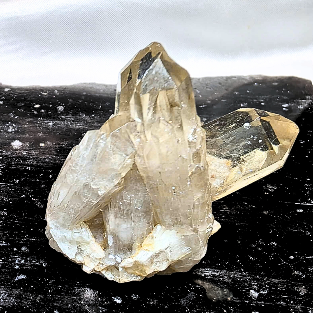 Natural Kundalini Citrine Cluster with Phantom