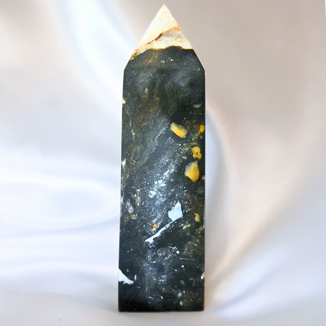 Druzy Quartz on Sphalerite Tower Point