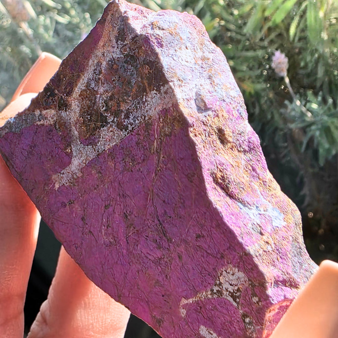 Purpurite Raw with Silver Sheen - 68g