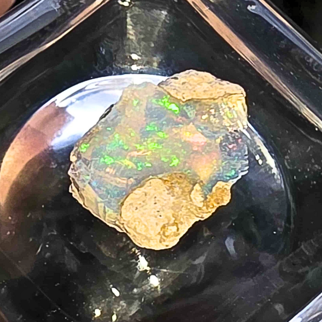 Ethiopian Opal Raw with High Iridescent Flash