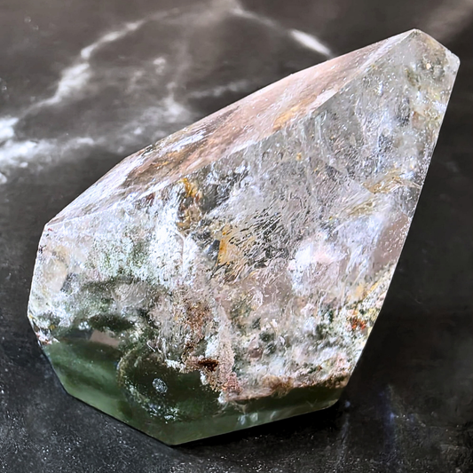 Garden Quartz (Lodolite) with Chlorite Freeform Crystal