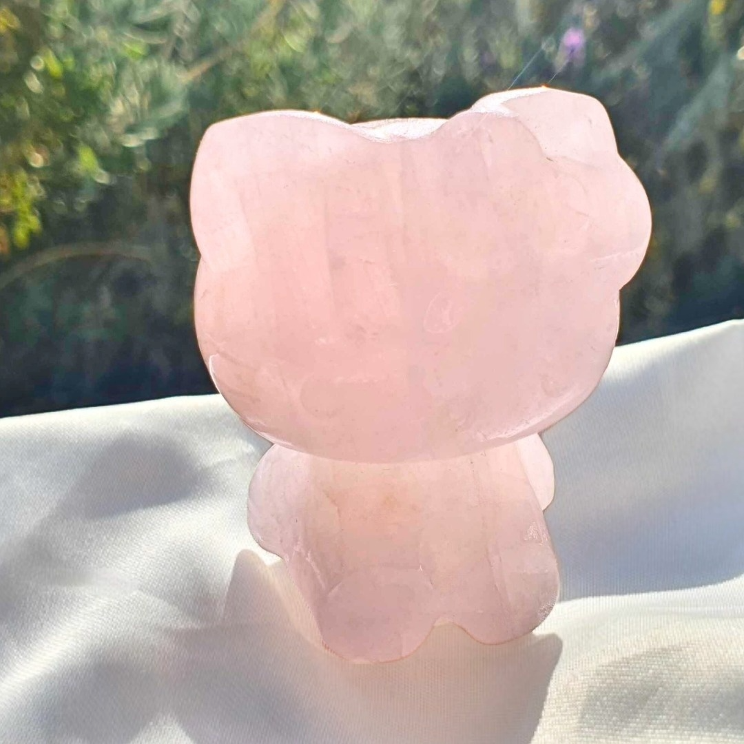 Rose Quartz Kitty Free Form