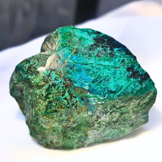 Malacolla, Turquoise & Azurite Semi-Polished Raw Cluster