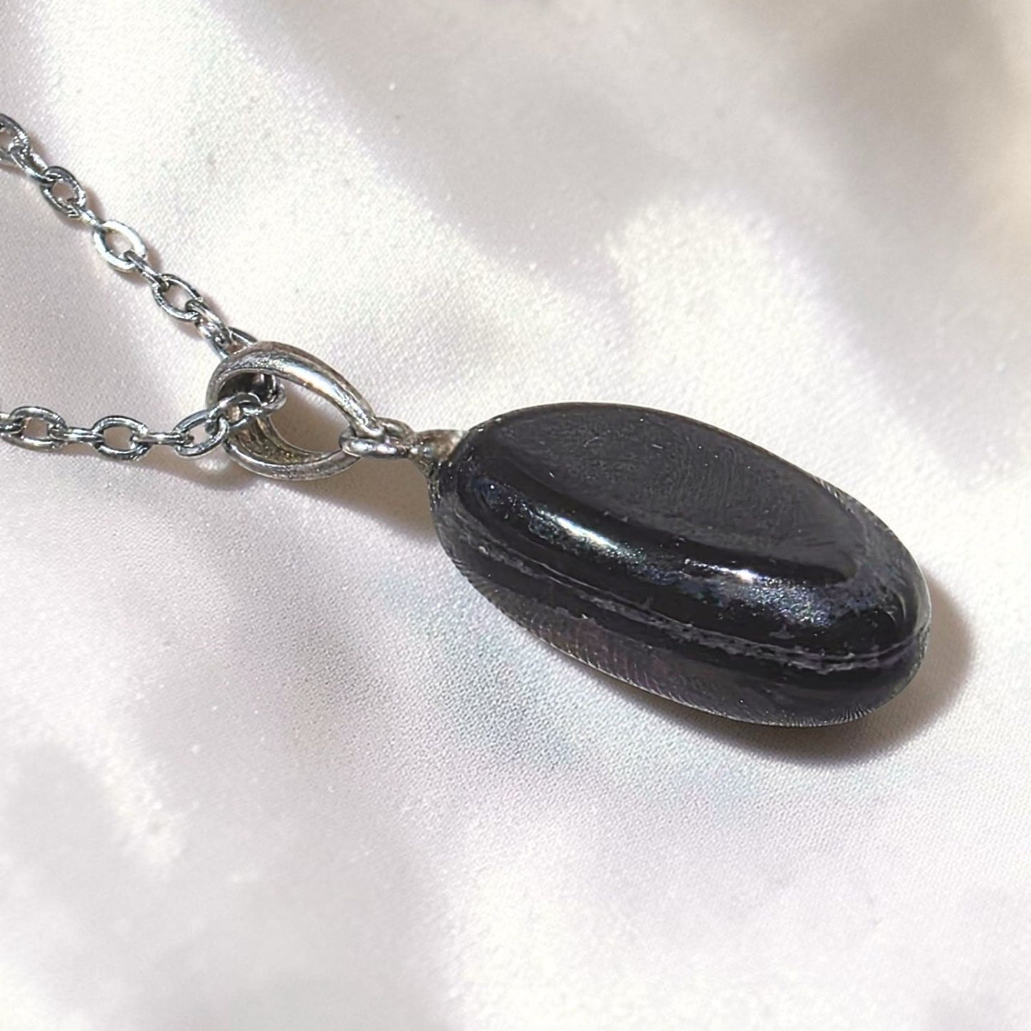 Rare Sugilite 925 Sterling Silver Necklace