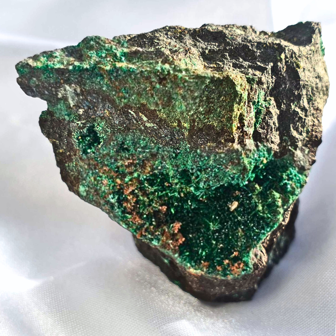 Very Rare Brochantite Crystal Cluster - Mexico