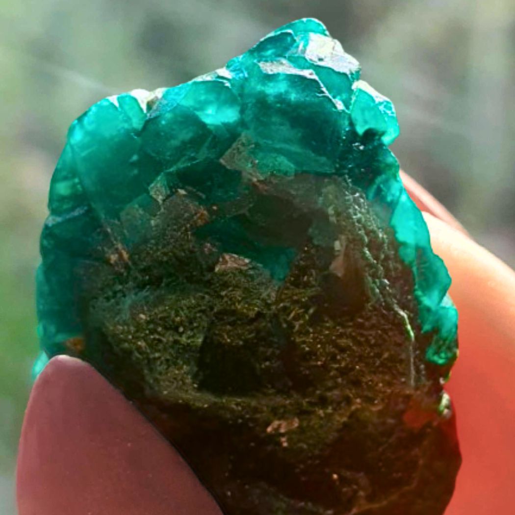 Rare Green Dioptase Specimen - Congo