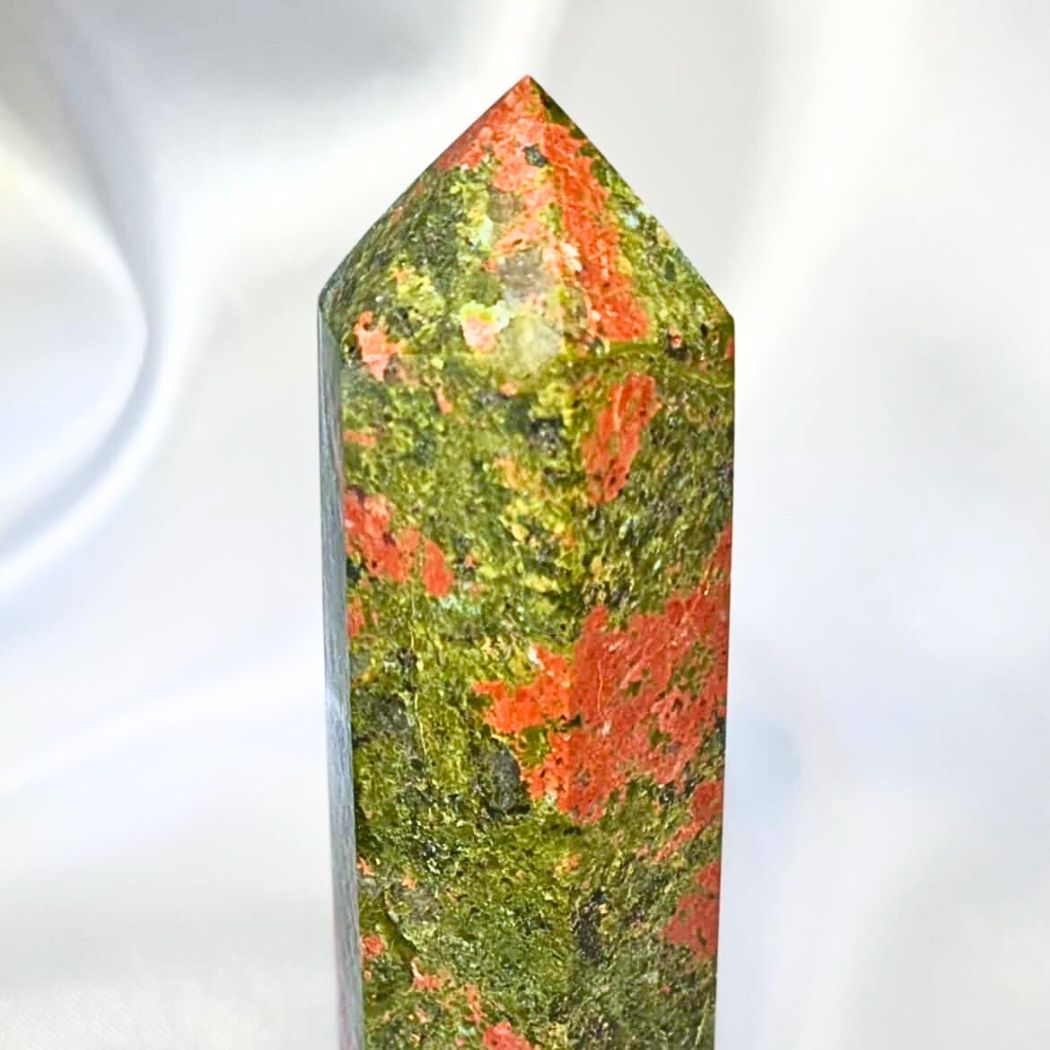 Unakite Jasper Tower Point