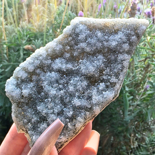 Rainbow Amethyst Crystal Tabular Cluster - 11cm