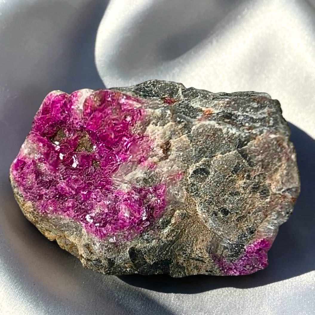 Natural Cobaltoan Calcite with Dolomite Crystal Cluster | DR Congo