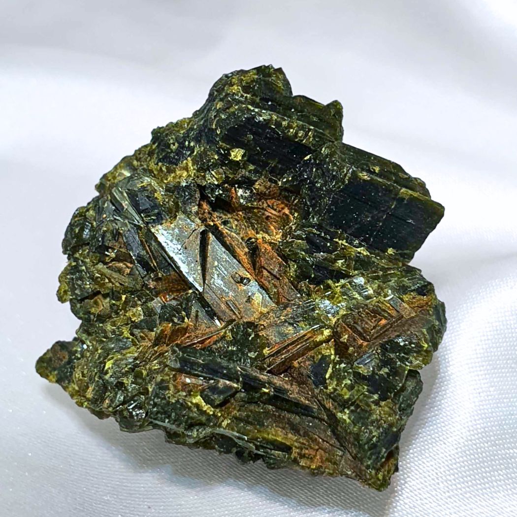 Green Epidote Crystal Specimen