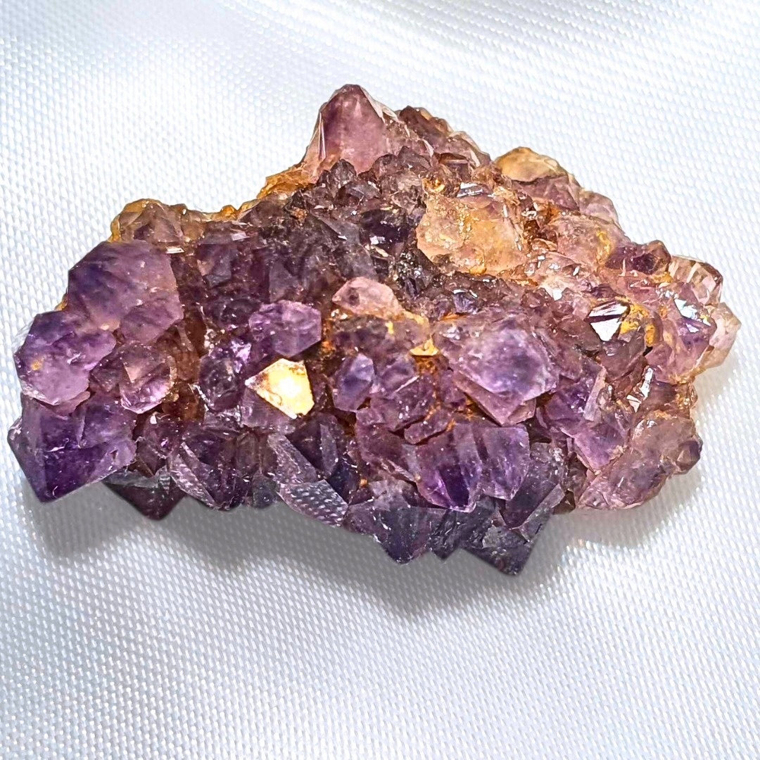 Amethyst & Limonite Cluster